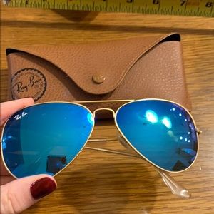 Blue Mirror Ray Ban Sunglasses